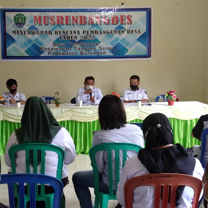 Pelaksanaan Musrenbang Desa Tengkapak 